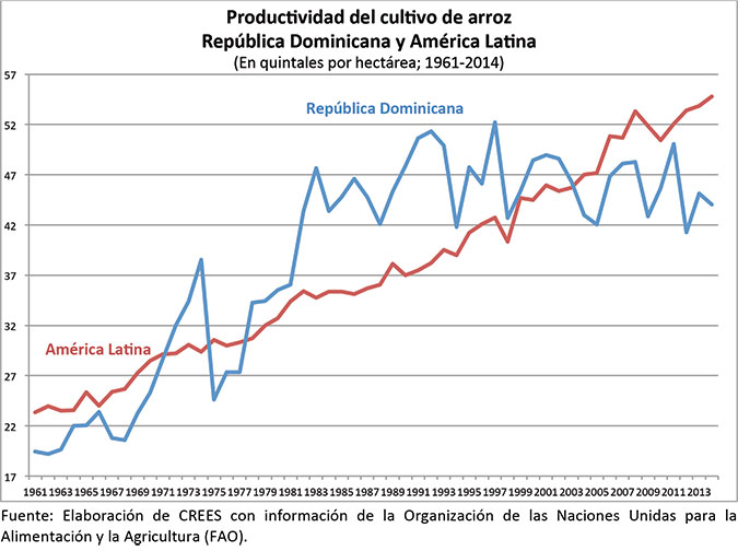 crees productividad arroz