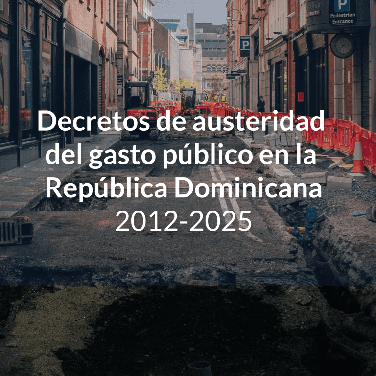 Decretos de austeridad del gasto público en la República Dominicana ...